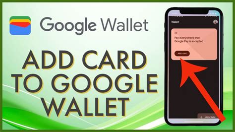 adding card to google wallet